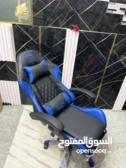  17 يوتيوبر وبدك كرسي كراسي جيمنغ مع مسند قدمين هاي كوالتي
