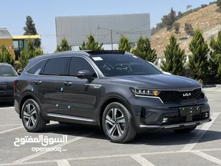  5 كيا سورنتو هايبرد  2023  فل اضافات فل مسكر  عداد 13 الف كم