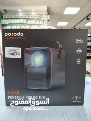  1 Porodo Full HD Portable Projector - HDPRJAN