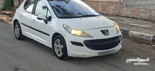  1 بيجو 207موديل 2009_اتومتيك _ماتور 1600-بنزين اصل برايفت _فحص الف صلاة النبي نظيفة من الاخر