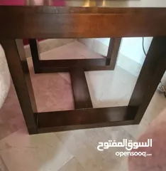  5 طاولات 3 قطع خشب بلوط بني غامق .. امريكي ..تم شرائها من اثاث اشلي ..