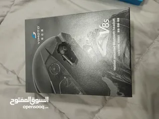  1 للبيع سماعة بلوتوث للخوذة نوع V8S V8s Helmet Bluetooth Headset