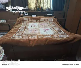  6 غرفه نوم خشب لاتيه 18 ملبس بلوط