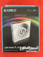  1 للبيع – مروحة Lian Li Uni Fan TL-LCD 140 RGB مع شاشة LCD!