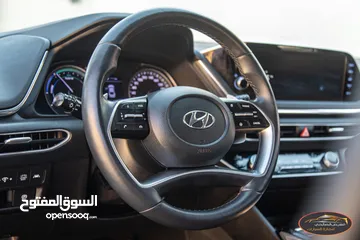  11 Hyundai Sonata 2021 Hybrid  السيارة وارد كوري و جمرك جديد