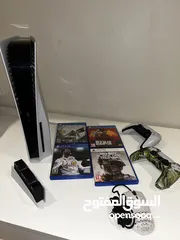  2 PS5 DISC WITH CONTROLLERS  + GAMES