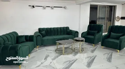  3 اطقم كورنر  جديد