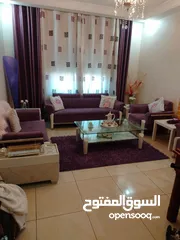  3 طقم كنب +طاولة سفرة خشب ثمانية مقاعد