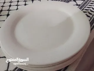  5 صحون فندقية مختلفة الاحجام والاشكال ..صحون فخمة وانيقة مناسبة لشھر رمضان الكريم