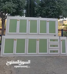  2 بالصلاه على النبي يوجد مطبخ المنيوم تعليق وارضي نظيف نظيف مع رخام ومجلى ومغسله كمان