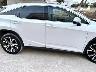  18 جيب لكزس Rx450h 2019 Lexus Rx450h 2019 hybrid  كرت ابيض