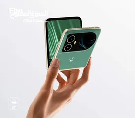  2 جوال LT Flip ضمان سنه  فخامة قابل للطيء  #Flip  -شاشة قابلة للطي عالية الجودة +FHD من نوع AMOLED