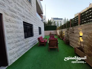  2 شقة مميزة ومفروشة مع حديقة في شارع القدس