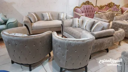  9 انتريه الدوران خشب زان Furniture oh