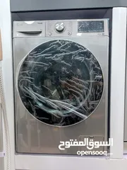  1 عرض نااار على غساله ال جي 9 كيلو سلفر ستيل موديل 2025