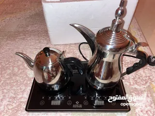  4 مجموعة ادوات الشاي والقهوة