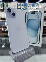  2 Used iPhone 15 (128 GB) ايفون 15 مستعمل اقل من 6 شهور كفالة شغالة من الشركة لشهر 6/2025 بطارية 100٪؜