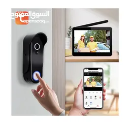  1 انتركم لاسلكي مع شاشه علي الموبيل وفتح القفل Intercom Wireless