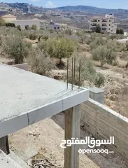  4 فرضه ذهبيه ارض مع بناء. مستقل قيد الانشاء مع الرخصه بسعر مغري جدا