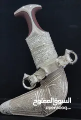  14 خنجر عماني قرن زراف هندي أصلي