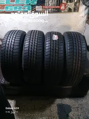  4 القياس 17 65 255 برجيستون زيرو ياباني اورجنال من اعلا المواصفات بالاطارات العالميه دبل قومه دبل ستيل