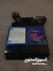  4 PlayStation 4 with controller, FIFA 19 and cables