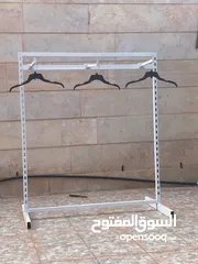  19 ستاندات ملابس حديد جديد  ستاندات عرض ملابس