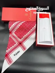  26 شماغ احمر وابيض جفنشي وكارتير ومونت بلانك جميع الماركات هاي كوالتي مع الملحقات احدث البصمات 2025