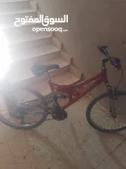  2 بسكليت جنط 24  ألون احمر