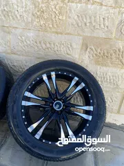  3 جنط مع كوشوك قياس 20/255 بركب للبكبات والجباات
