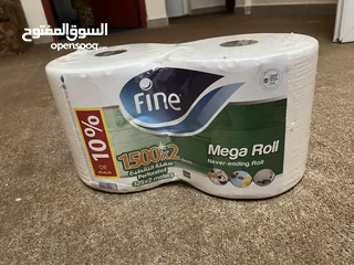  3 Fine mega roll (tissue)