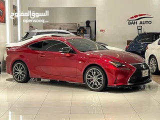  1 LEXUS RC F 350 MODEL 2015 FOR SALE