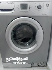  1 غسالة بيكو وزن 7كغ