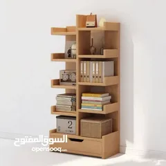  3 مكتبه خشبيه مميزة ولائقة لجمع انواع الكتب