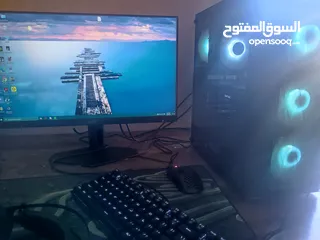  1 بيسي ESPORTS كامل مع شاشة ماوس كيبورد