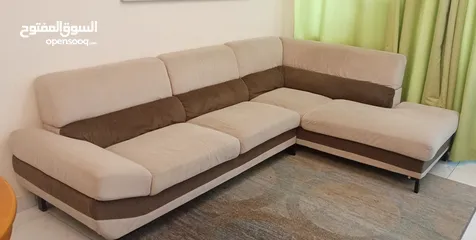  1 Corner Sofa and TV Cabinet
