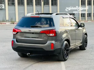  6 كياااا سيرنتو 2015 مطور 2200 ديزل اتوماتيك فل الفل بنورامااااا ست ركاب 4*4 بسعررر محرررقه