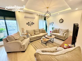  14 روف مفروش حديثا مساحة 400 م طابق 6 تشطيب سوبر ديلوكس حديثا للبيع الطيرة دوار نبيل عمرو دون وسطاء