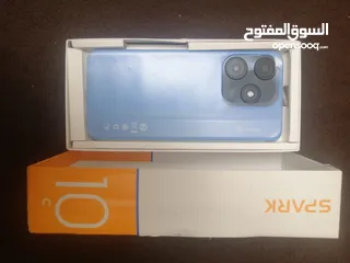  2 جهاز تكنو سبارك 10c Tecno spark  10c التواصل على الواتساب او شات التطبيق