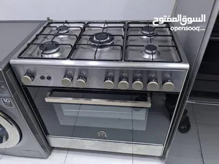  2 gas and electric cooker