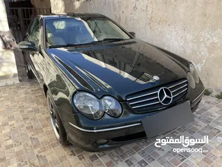  1 للبيع بسبب السفر مرسيدس clk 2003 افل اضافات فحص كامل