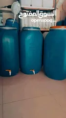  7 براميل بلاستيك نضاف