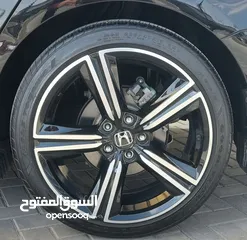  14 هوندا اكورد موديل 2024 لون اسود فحص كامل تصلح للاعفاءات اوالعمومي اومجمركة