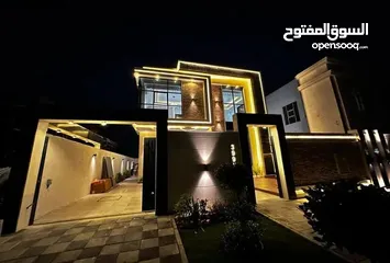  1 $$ For sale villa in the most prestigious areas of Ajman -   In a very special location$$