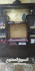  1 طقم كنبات مع البوفيه للبيع