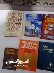  3 كتب وقصص انجليزي وعربي وتعليمي كميه كبيره اي كتاب بدينار