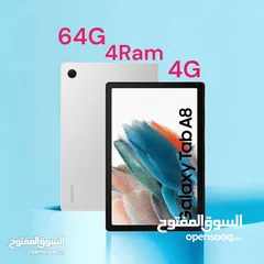  1 Samsung Tab A8 64g 4Ram 4G LTE جلاكسي تابلت كلاكسي تاب كفالة سنة وكيل رسمي TabA8