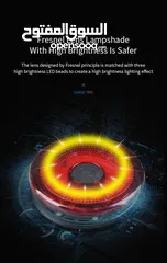  16 ضوء تنبيهي فاخر للدراجات الهوائية والخوذة led safety bicycle or helmet tail light