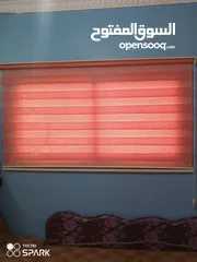  2 زيبرا شباكين.لون زهري تركي.مقاس عرض120/طول150