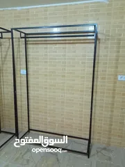  7 ستاندات حديد للمحلات التجارية، وغرف ملابس (تفصيل)